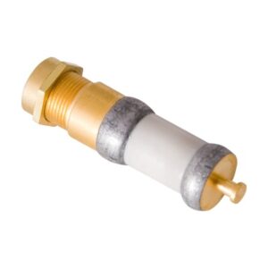 Capacitor Variable Trimmer de Aire, 1-30 pFd. para Ajuste del Rechazo de Banda en Duplexers de VHF (L=17,27 mm). - Syscom