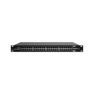 Switch EdgeMAX Administrable de 48 Puertos Gigabit con PoE+/PoE Pasivo 24V + 2 Puertos SFP + 2 Puertos SFP+, 500 W - UBIQUITI