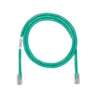 Cable de parcheo UTP Categoría 5e, con plug modular en cada extremo – 1 m. – Verde - PANDUIT