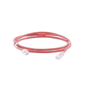 Cable de Parcheo UTP Categoría 6, con Plug Modular en Cada Extremo – 2 Metros (6.56 Pies) – Rojo - PANDUIT