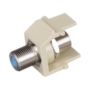 Módulo Acoplador Coaxial Tipo F, Keystone, de 75 Ohms, 3.0 GHz, Color Marfil - PANDUIT