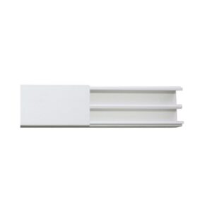 Canaleta en color blanco de PVC auto extinguible, 35 x 17, tramo de 2.5m (5301-01250) - THORSMAN