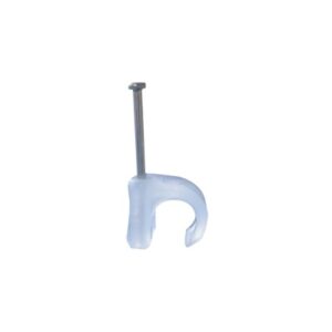 Grapa para cable redondo de 3mm color transparente (100pzs) (3101-00100) - THORSMAN