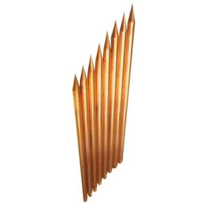 Varilla de Acero con Recubrimiento de Cobre Diámetro 5/8″ de 3 m de Largo - TOTAL GROUND
