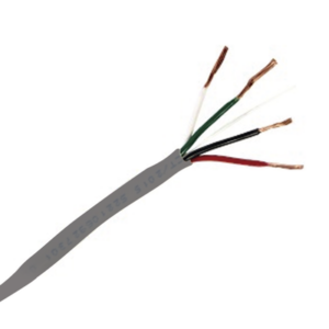Bobina de 305 Metros (1000 Pies) / Cable de Cobre / 4 X 18 AWG / Tipo Alarmas UL / Para Interior / Color Gris / Para Aplicaci