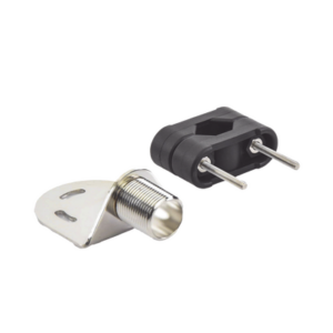 Soporte para antenas marinas con adaptadores de nailon para ajustarse a rieles cuadrados o redondos verticales u horizontales