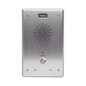 Intercomunicador IP, 2 líneas SIP, 2 relevadores con botón para llamada, anti-vandálico, IP65 e IK10, PoE - FANVIL