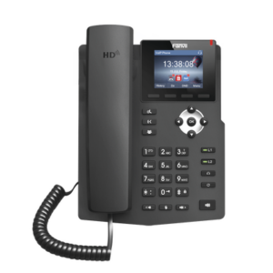 Teléfono IP empresarial para 2 lineas SIP con pantalla LCD de 2.4 Pulgadas a color y conferencia de 3 vías, PoE - FANVIL