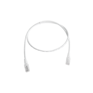 Patch Cord MC6 Modular Cat5e UTP, CM/LS0H, 3.05 Metros (10 Pies), Color Blanco, Versión Bulk (Sin Empaque Individual) - SIEMO