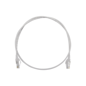 Patch Cord MC6 Modular Cat6 UTP, CM/LS0H, 0.91 Metros (3 Pies), Color Blanco, Diámetro Reducido (28AWG) - SIEMON