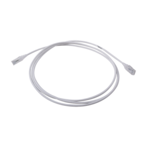 Patch Cord MC6 Modular Cat6 UTP, CM/LS0H, 2.13 Metros (7 Pies), Color Blanco, Diámetro Reducido (28AWG) - SIEMON