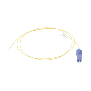 Pigtail de Fibra Óptica SC/UPC Simplex, Monomodo OS1/OS2 XGLO, OFNR, Color Amarillo, 1 Metro (3.28 Pies) - SIEMON