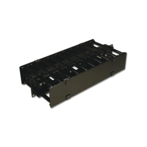 Organizador de Cable Horizontal RouteIT, Doble, Para Rack de 19in, 4in de profundidad, 2UR - SIEMON