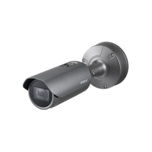 Cámara IP Tipo Bala Antivandálica 2MP / Lente Motorizado 2.8-12mm / IR 50M / WDR 150db / H.265 & WiseStream II - Hanwha Techw