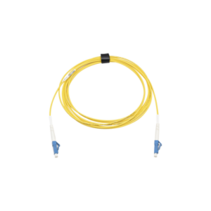 Jumper de Fibra Óptica Monomodo (OS2), XGLO, Riser, LC/UPC-LC/UPC Simplex, ONFR, Color Amarillo, 3 Metros (9.84 Pies) - SIEMO