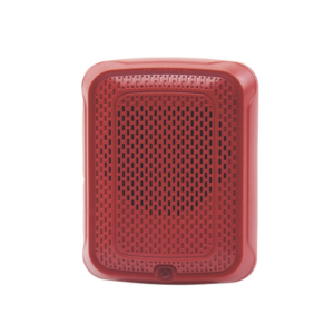 Bocina para Montaje en Pared, Color Rojo, Nuevo Diseño Moderno y Elegante y Menor Consumo de Corriente - SYSTEM SENSOR