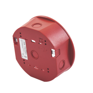 Caja de Montaje en Techo, para Sirena, Color Rojo, Nuevo Diseño Moderno y Elegante - SYSTEM SENSOR