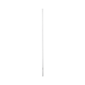 Poste de Esquina para Cerca Electrificada. Tubo Galva. de 1.4 m, cal. 18 de 1" Diam. + Pintura Blanca. Ideal para 6 Aisladores