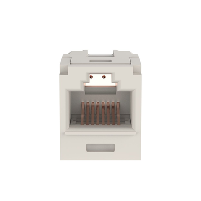 Módulo Acoplador RJ45 a RJ45, Mini-Com, Categoría 6, Color Blanco Mate - Image 2