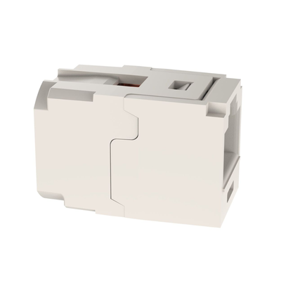 Módulo Acoplador RJ45 a RJ45, Mini-Com, Categoría 6, Color Blanco Mate - Image 4