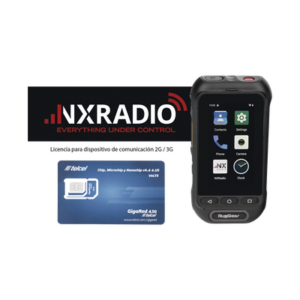 KIT Radio RG360 +12 Meses Servicio NXRADIOTERMINAL + SIM YOBI 1GB Mensual por 12 Meses