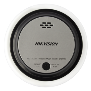 (HikFire) Detector de Humo Fotoeléctrico / Tecnología Dual de Luz / Alerta de ≥85 dB@3 m / Batería de Litio / Instalación en Techo