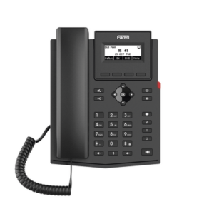 Teléfono IP empresarial para 2 lineas SIP con pantalla LCD, Puertos Gigabit, Códec Opus, conferencia de 6 vías, PoE. - FANVIL
