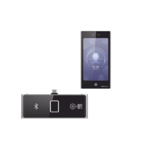Terminal Facial Min Moe WiFi con pantalla de 7" y Lector de Huellas, Códigos QR y Bluetooth /  Exterior IP65 / 10,000 rostros y 50,000 tarjetas / Soporta módulo lector de Huella, QR y Bluetooth / HIK-IA