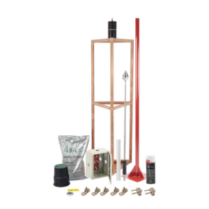 Kit Pararrayo con Accesorios para Protección de Diámetro de 300m. - TOTAL GROUND