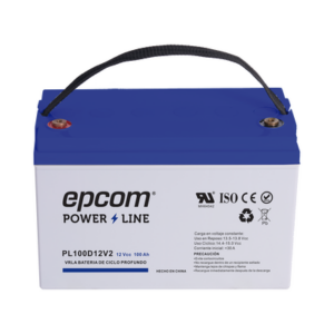 Batería de respaldo 12 V 100 Ah AGM | Certificada UL94-HB Retardo a la flama básica | Ciclo profundo | Para uso en aplicaciones fotovoltaicas y de emergencia | Terminales T4