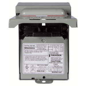 Interruptor de seguridad 2x60Amp. Nema 3R, Sin Portafusible - SIEMENS