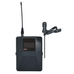 Micrófono de Solapa Digital Inalámbrico EP-59L / Condenser / Rango Frecuencia 540-590MHz y 640-690MHz / Modulación pi/4-DQPSK / Potencia Salida ≥10dBm / Autonomía >10 Horas / OLED Display / Ajuste Potencia y Volumen / Fun