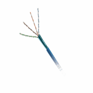 Bobina de Cable UTP de 4 Pares, Cat6A, 23 AWG, CMP (Plenum), Color Azul, 305 Metros (1000 Pies)