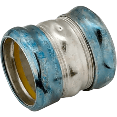 Acople de Compresión Raintight EMT 2 pulgadas / Construcción en Acero / Protección contra Corrosión / Zinc-Electrogalvanizado / Ubicación Húmeda / cULus Listed