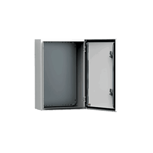 Gabinete de Uso Exterior MAS 500 x 400 x 210 mm NEMA 4/12/13; IP66; IK10 de Acero Dulce 1.5 mm con Platina de Montaje Incluida Color Gris Claro