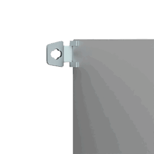 Soporte de Montaje en Pared para Gabinetes NEMA / Brackets Externos AW / Acero Suave Zincado 3 mm / 36x76x21 mm (1.42x2.99x0.83 in) / Incluye 4 Unidades con Accesorios / Mantiene Protección NEMA / IP