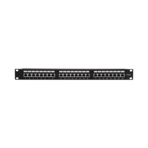 Panel de Parcheo de Impacto (110) Blindado (STP) de 24 Puertos Cat6, 19 Pulgadas - LINKEDPRO BY EPCOM