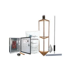 Kit de Pararrayo con Punta con Diámetro de Protección de 300 metros. - TOTAL GROUND