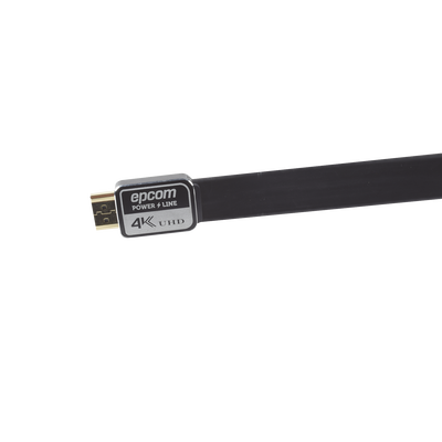 Cable HDMI versión 2.0 Plano de 1.8M (5.90 ft) optimizado para resolución 4K ULTRA HD - Image 2