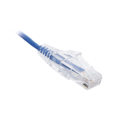 Cable de Parcheo Slim UTP Cat6 - 2 Metros (6.56 Pies) Azul Diámetro Reducido (28 AWG) - Image 2