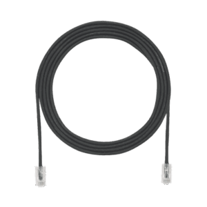 Cable de Parcheo UTP Cat6A, CM/LSZH, Diámetro Reducido (28AWG), Color Negro, 6 ft.