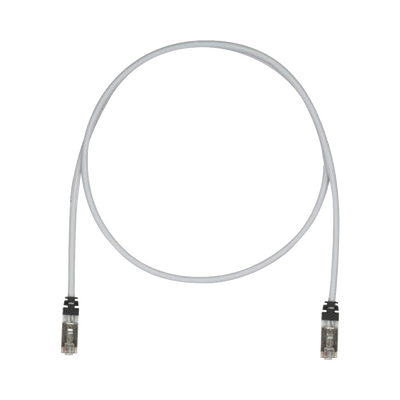 Patch Cord Cat6A, Blindado S/FTP, CM/LS0H, 3 Metros (9.84 Pies), Color Gris