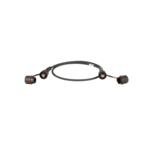 Patch Cord Cat6A IndustrialNet, Blindado S/FTP, Con Plug Industrial y Tapa en Cada Extremo, 1 Metro (3.28 Pies)
