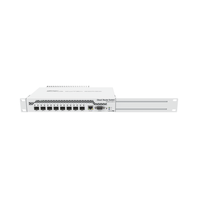(CRS309-1G-8S+IN) Switch administrable Sistema Operativo Dual, puerto 1G Rj45, 8 puertos 10G SFP+ para Escritorio - Image 2