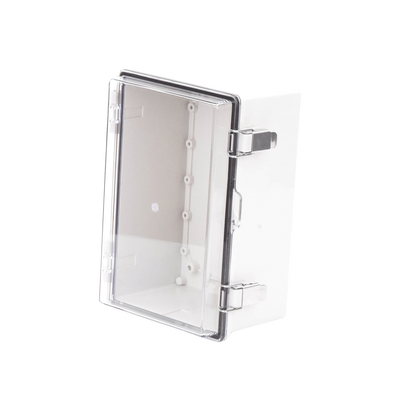 Gabinete Plástico ABS, Puerta Transparente, Uso en Intemperie IP66 (190 x 290 x 140 mm) cierre por Broche Inoxidable y Permite Cerrado con Candado y Llave (Perno 5mm) No Incluido - Image 2