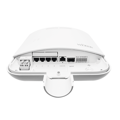 Switch CCTV PoE para exterior / No administrable / Con 4 puertos Gigabit PoE af/at + 1 Puertos Uplink Gigabit + 1 x SFP Gigabit / Presupuesto 65 W / Ideal para Aplicaciones de Videovigilancia - Image 3