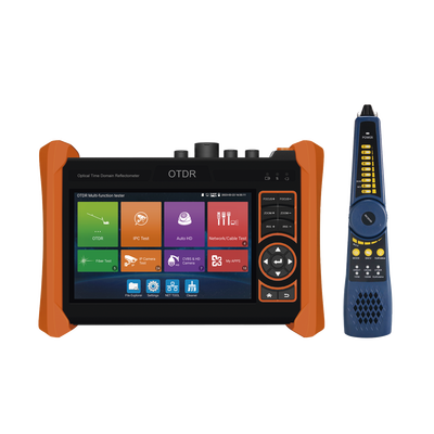 Tester Profesional OTDR y Video | Fibra Óptica | Cámaras IP | Cableado y Redes| Pantalla 5.4" Táctil | Soporta 4K/8K | HDMI/VGA | Medidor Potencia Óptica | Alcance 150KM | Localizador Fallos VFL | PoE Integrado | WiFi | In - Image 2