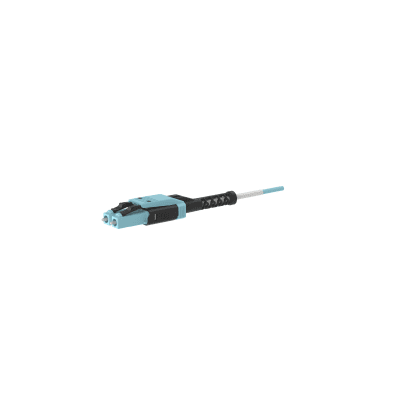 Jumper de Fibra Óptica Multimodo 50/125 OM4, LC-LC Uniboot Duplex, LSZH, Color Aqua, 3 Metros (9.84 Pies) - Image 2