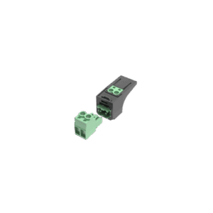 Módulo Conector Eléctrico para Cable Eléctrico FMPS, Compatible con 26-12 AWG, Tipo Mini-Com, Color Verde