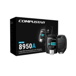 (MONITOREO en APP) Kit de Alarma Vehicular Profesional de 2 vías y control LCD con modulo CM2500 Incluye  GPS X1-MAX LTE